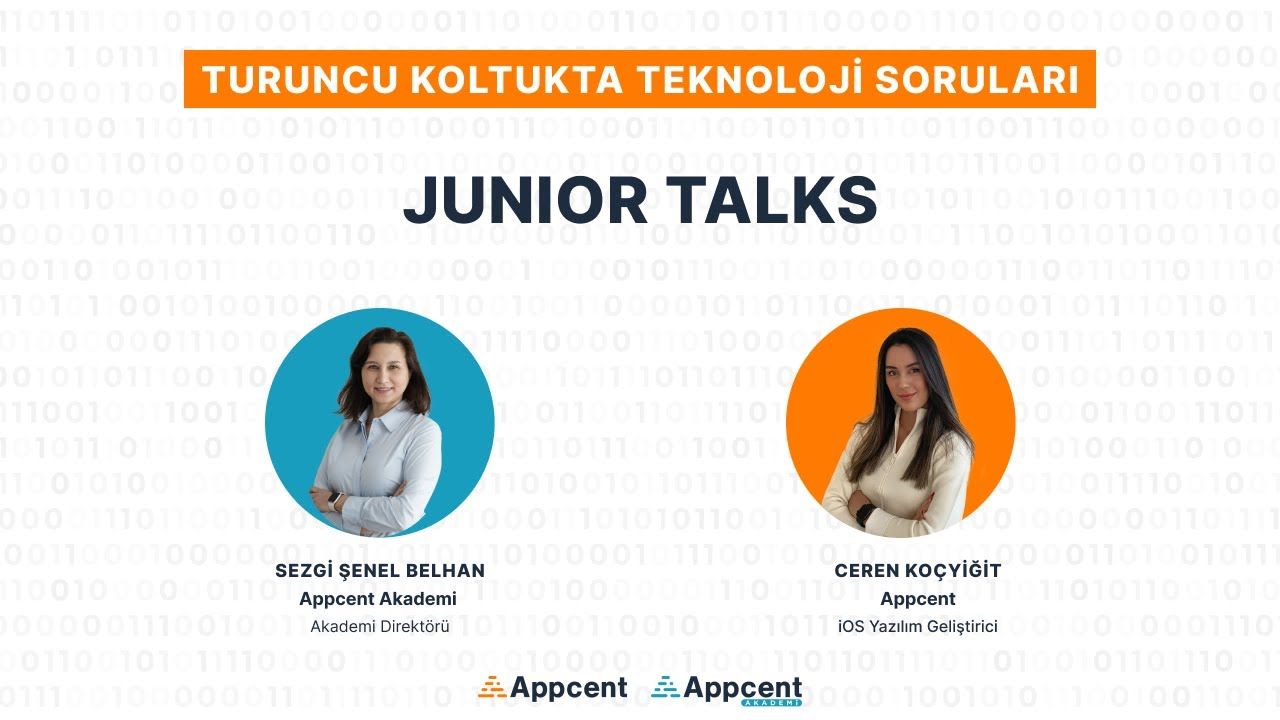 Turuncu Koltukta Teknoloji Soruları: "Junior Talks"